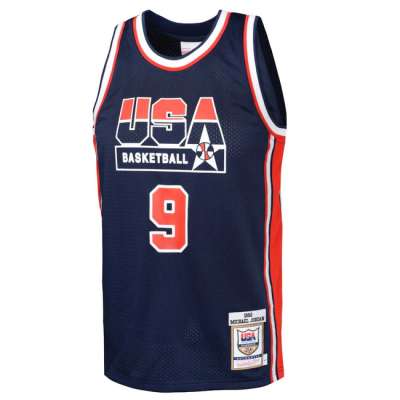 Jersey Mitchell & Ness USA Dream Team 1992 #9 Michael Jordan Authentic Jersey navy