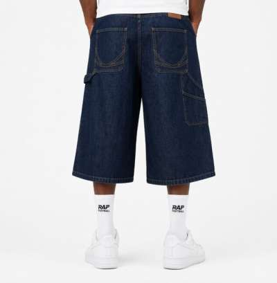 Bermuda Karl Kani OG Rinsed Relaxed Baggy Workwear Shorts Blue