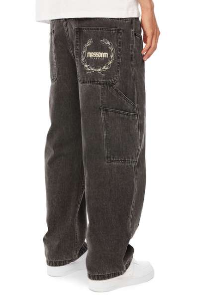 Mass Denim Crown Jeans Extra Baggy Fit black washed