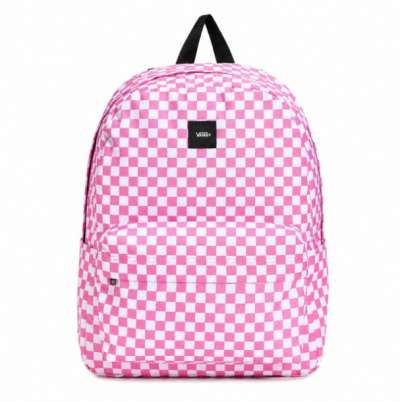Hatizsak VANS Old Skool Check Backpack Pink