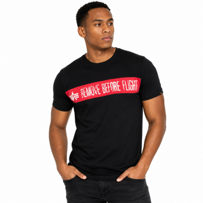 Férfi póló Alpha industries RBF T-shirt Black