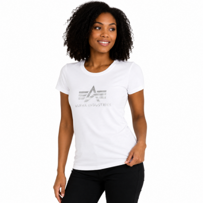 Alpha Industries WMNS Basic Tee White