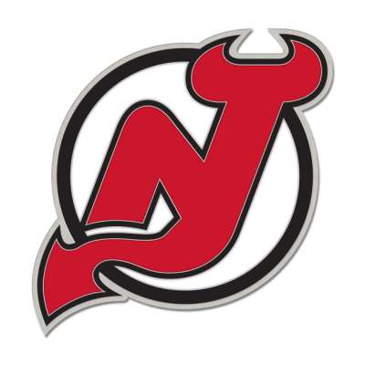WinCraft NHL Enamel Pin Jewelry Card New Jersey Devils