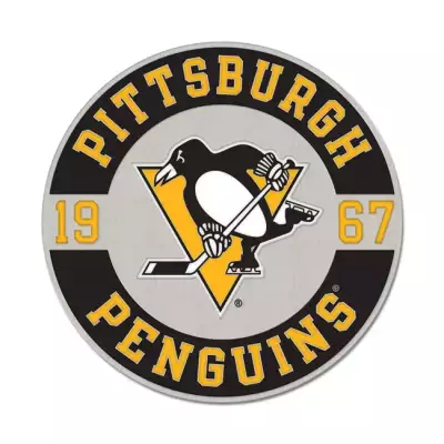 WinCraft NHL Enamel Pin Jewelry Card Penguin Pittsburgh