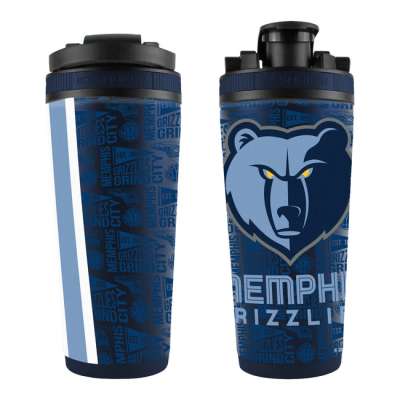 NBA 26oz 4D Stainless Steel Ice Shaker Memphis Grizzlies