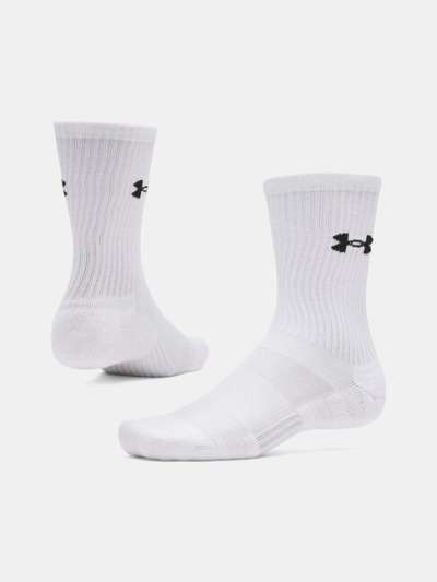 Under Armour UA Performance Cotton 3p Crw-WHT