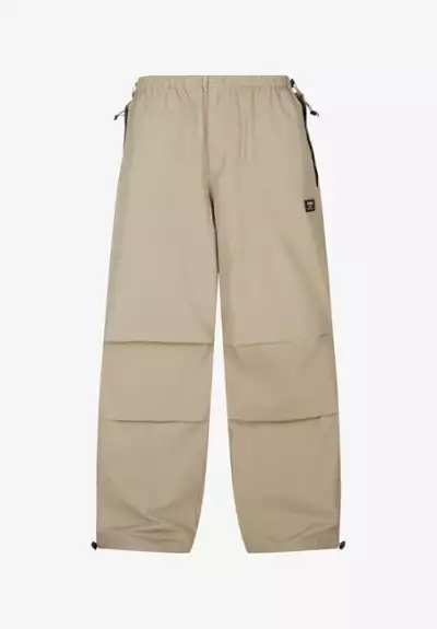 Karl Kani Woven Retro Washed Parachute Pants olive