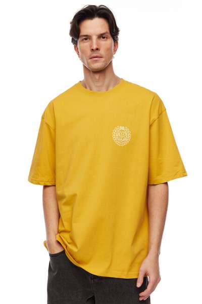 Mass Denim Base Back T-shirt yellow