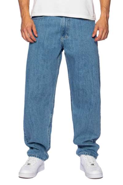 Mass Denim Jeans Craft Baggy Fit light blue