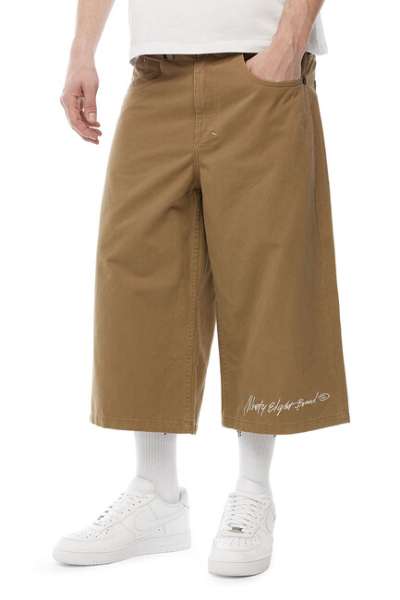 Mass Denim Ninety Eight Shorts extra baggy fit jorts beige