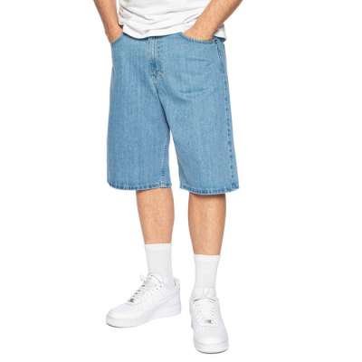 Mass Denim Shorts Jeans Slang baggy fit light blue
