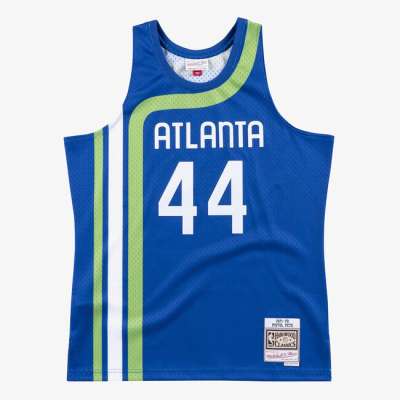 Mitchell & Ness Atlanta Hawks #44 Pete Maravich Swingman Jersey royal