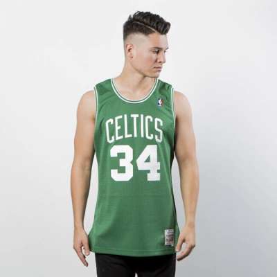 Mitchell & Ness Boston Celtics #34 Paul Pierce green Swingman Jersey