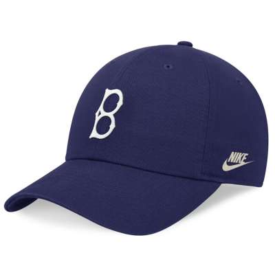 Nike Primetime Club Unctructured Oragnic Cotton Cap Brooklyn Dodgers royal blue