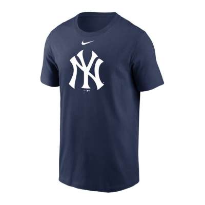 Nike T-shirt MLB SS Club Crew Tee New York Yankees Midnight Navy