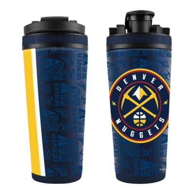 WinCraft NBA 26oz 4D Stainless Steel Ice Shaker Denver Nuggets