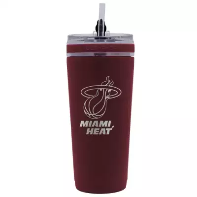 WinCraft NBA 26oz 4D Stainless Steel Ice Shaker Miami Heat