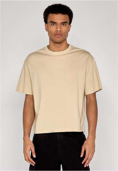 Urban Classics Cropped Oversized Tee sand