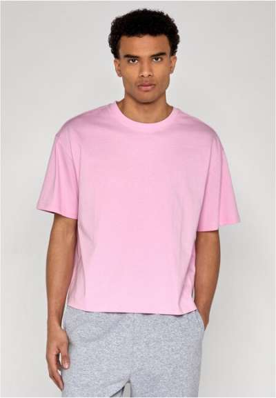 Urban Classics Cropped Oversized Tee softpink