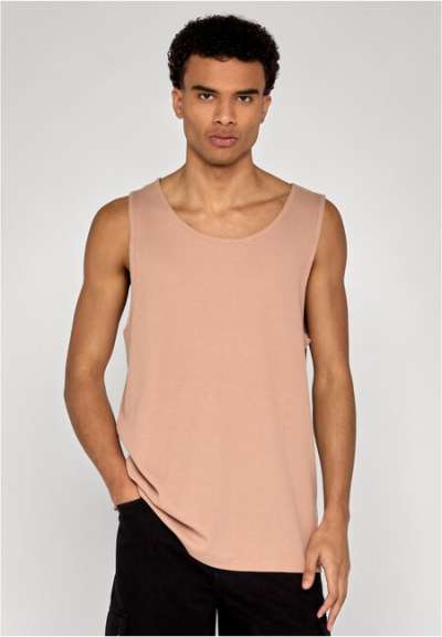 Urban Classics Sleeveless Waffle Tanktop brownmocca