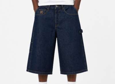 Karl Kani OG Rinsed Relaxed Baggy Workwear Jorts blue
