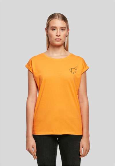Urban Classics Dog Shoulder Tee paradise orange