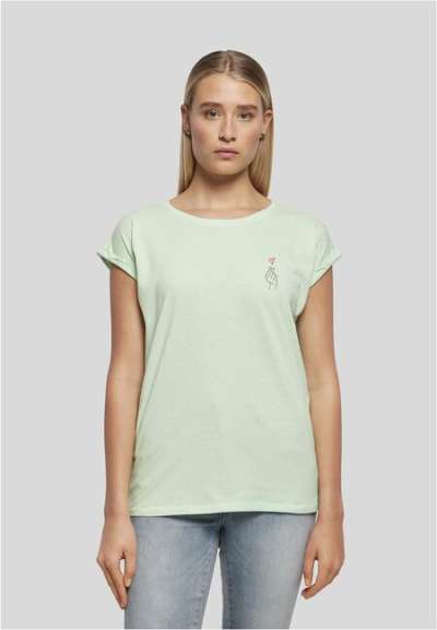 Urban Classics K-Heart Shoulder Tee neo mint