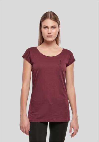 Urban Classics K-Heart Tee cherry