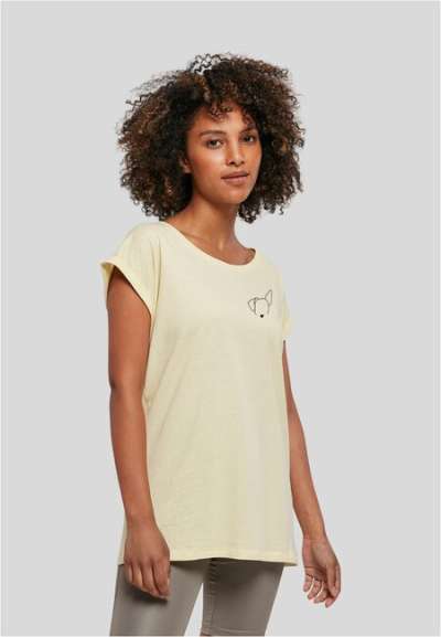 Urban Classics Dog Shoulder Tee softyellow