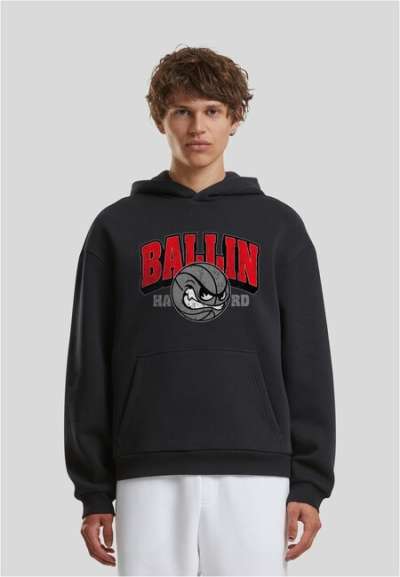 Mr. Tee Ballin Bold Fluffy Hoody black