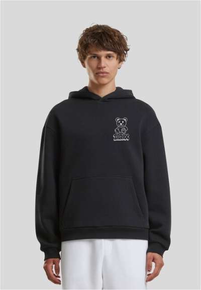 Mr. Tee Bronx Bear EMV Fluffy Hoody black