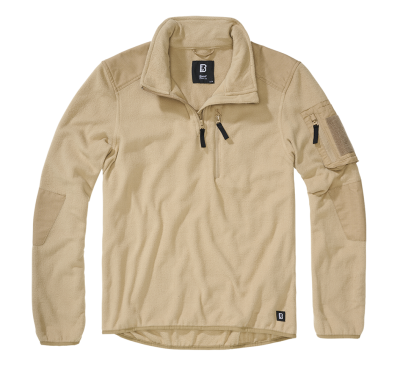 Brandit Fleece Troyer Ripstop camel