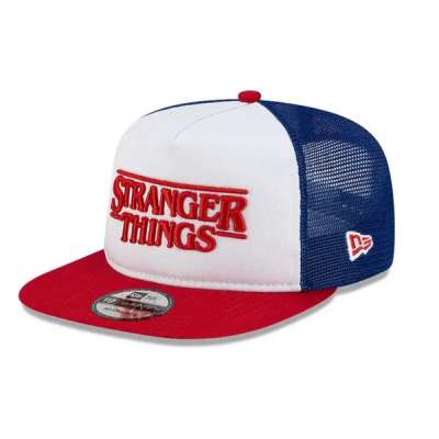 Sapka New Era 19Twenty 1920 Stranger Things trucker cap Red Blue