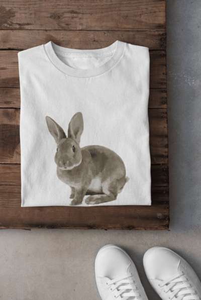 Nyuszi fehér póló