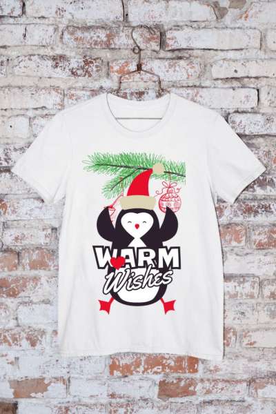 Warm wishes fehér póló