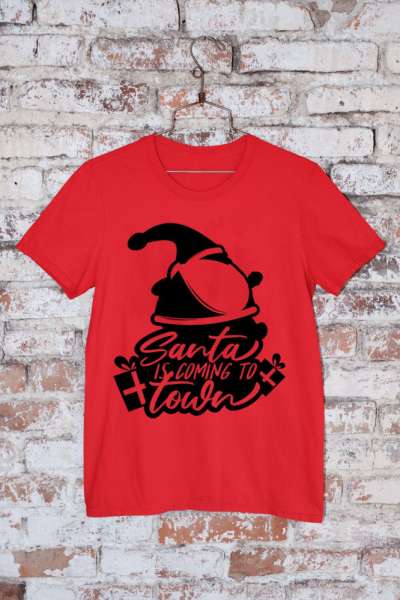 Santa is coming to town póló