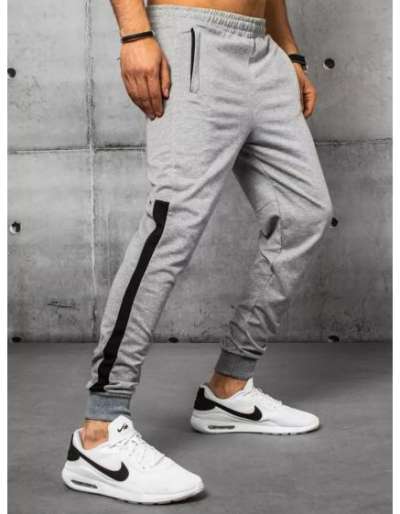 Férfi melegítőnadrág világosszürke