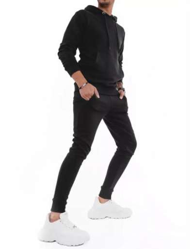 Férfi edzőruha fekete SPORT2