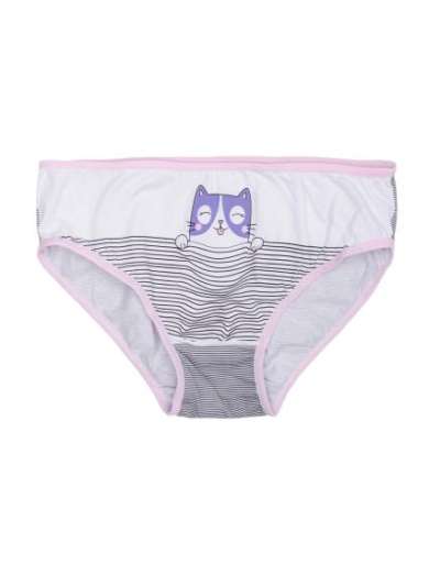 Női nyomtatott bugyi INTIMI fehér és rózsaszín