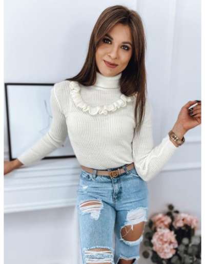 Női pulóver NOAH ekrü