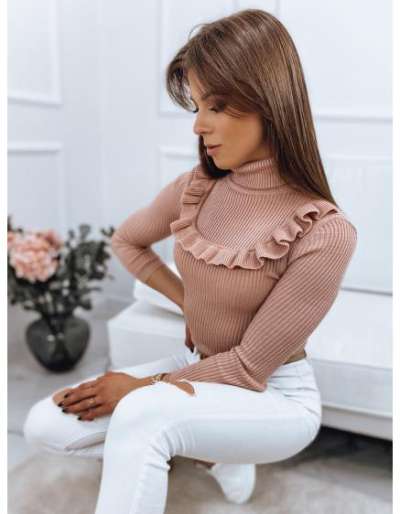 Női pulóver NOAH világos rózsaszín