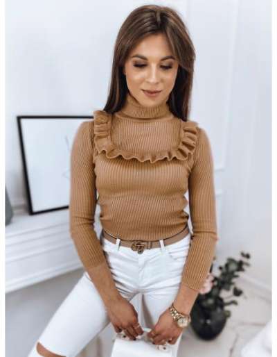 Női pulóver NOAH barna