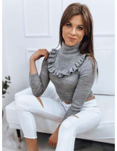 Női pulóver NOAH világosszürke