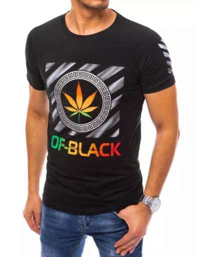 Férfi póló WEED III fekete