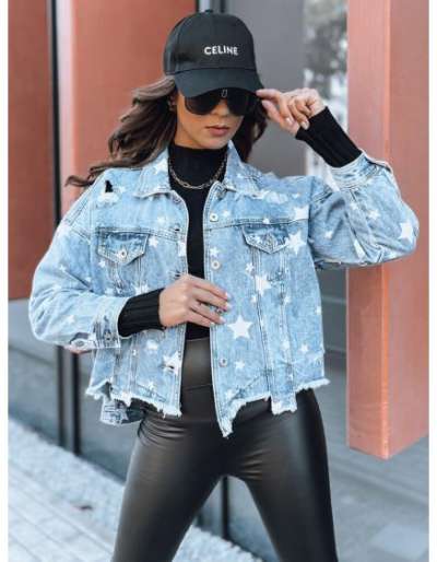 Női farmerdzseki DOLLA kék