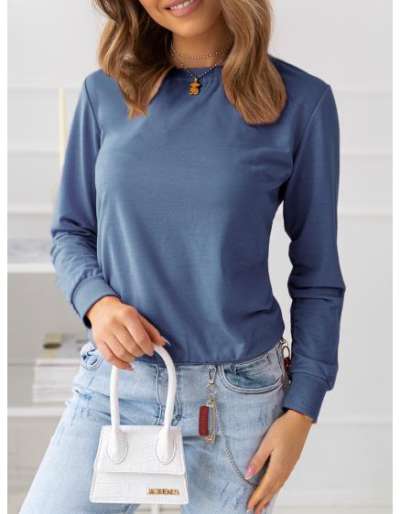 Női kapucnis pulóver FASHION II világoskék