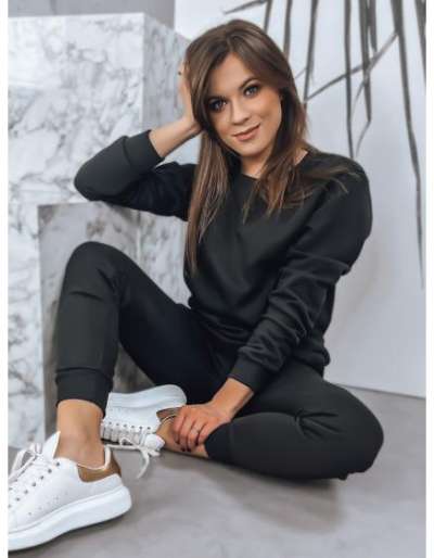 Női pulóver FASHION II fekete