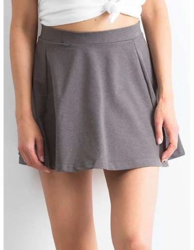 Női szoknya kiugró szoknyával INNA sötét szürke