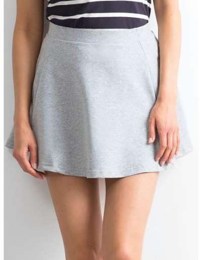 Női szoknya BONA világos szürke