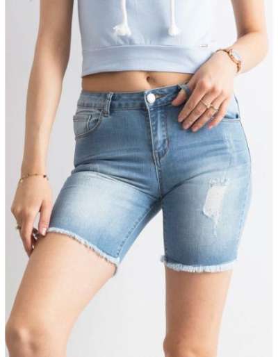 Női farmer bermuda rövidnadrág ALYCE kék